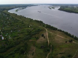 Начало Горьковского водохранилища, чуть выше Костромы. 