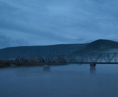 Железнодорожный мост на БАМе. 